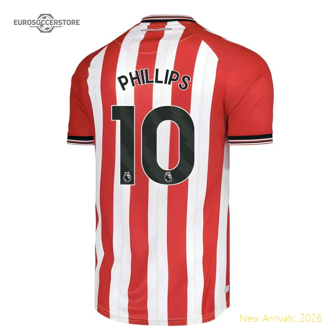 Top-grade 2025-2026 Sunderland Home Shirt (phillips 10)