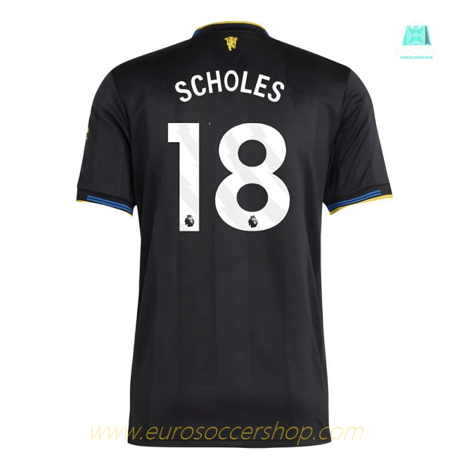 2025-2026 Man Utd Authentic Third Shirt (Scholes 18)