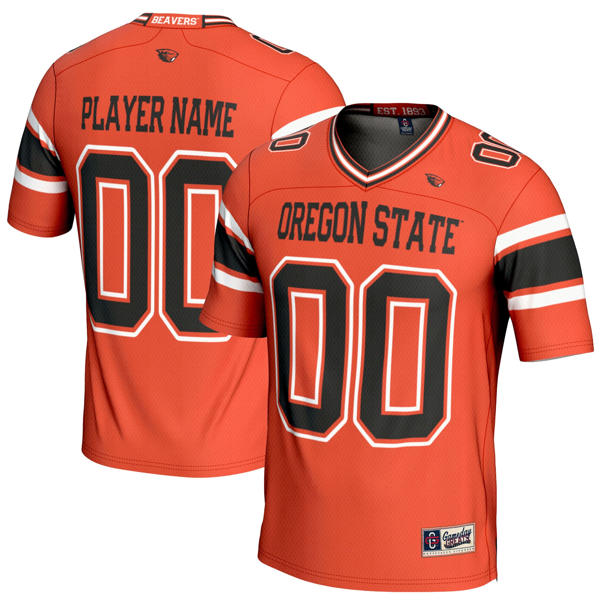 Oregon State Beavers GameDay Greats Youth NIL Pick-A-Player 2026 Season Football Jersey - Orange