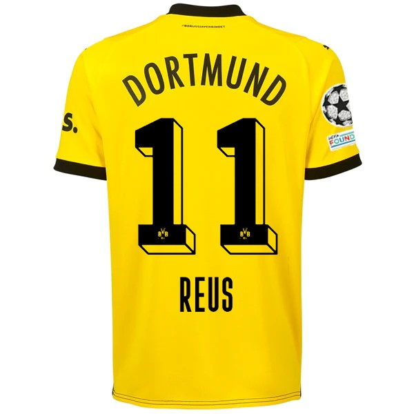 Borussia Dortmund Reus 2023-2024 UCL Home Jersey – Authentic Shirt
