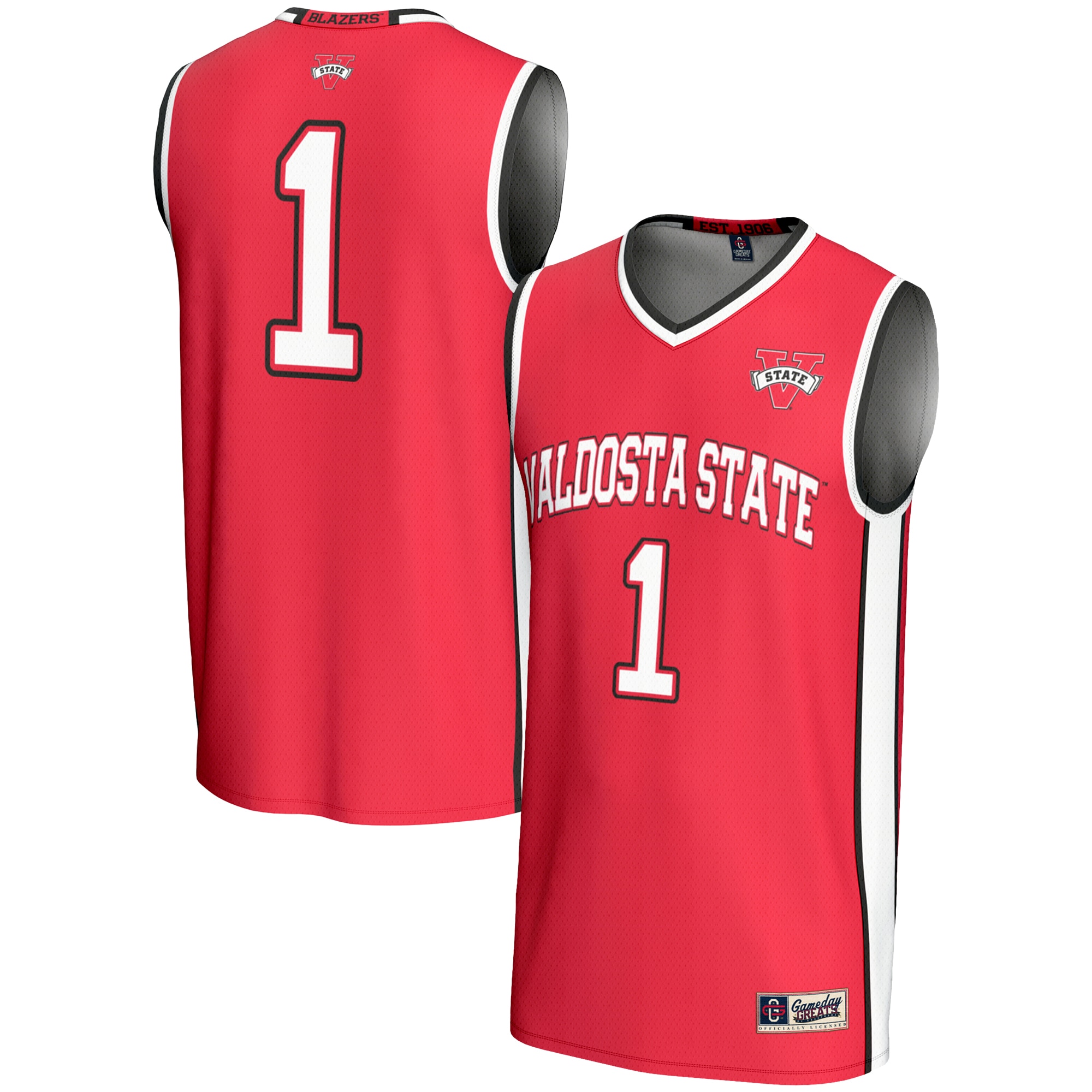 [NJP] Valdosta State Blazers GameDay Greats Youth Lightweight Basketball Jersey - Red