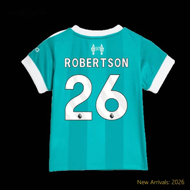 Comfortable Liverpool Mini Robertson Jersey 2025-2026 Machine-washable