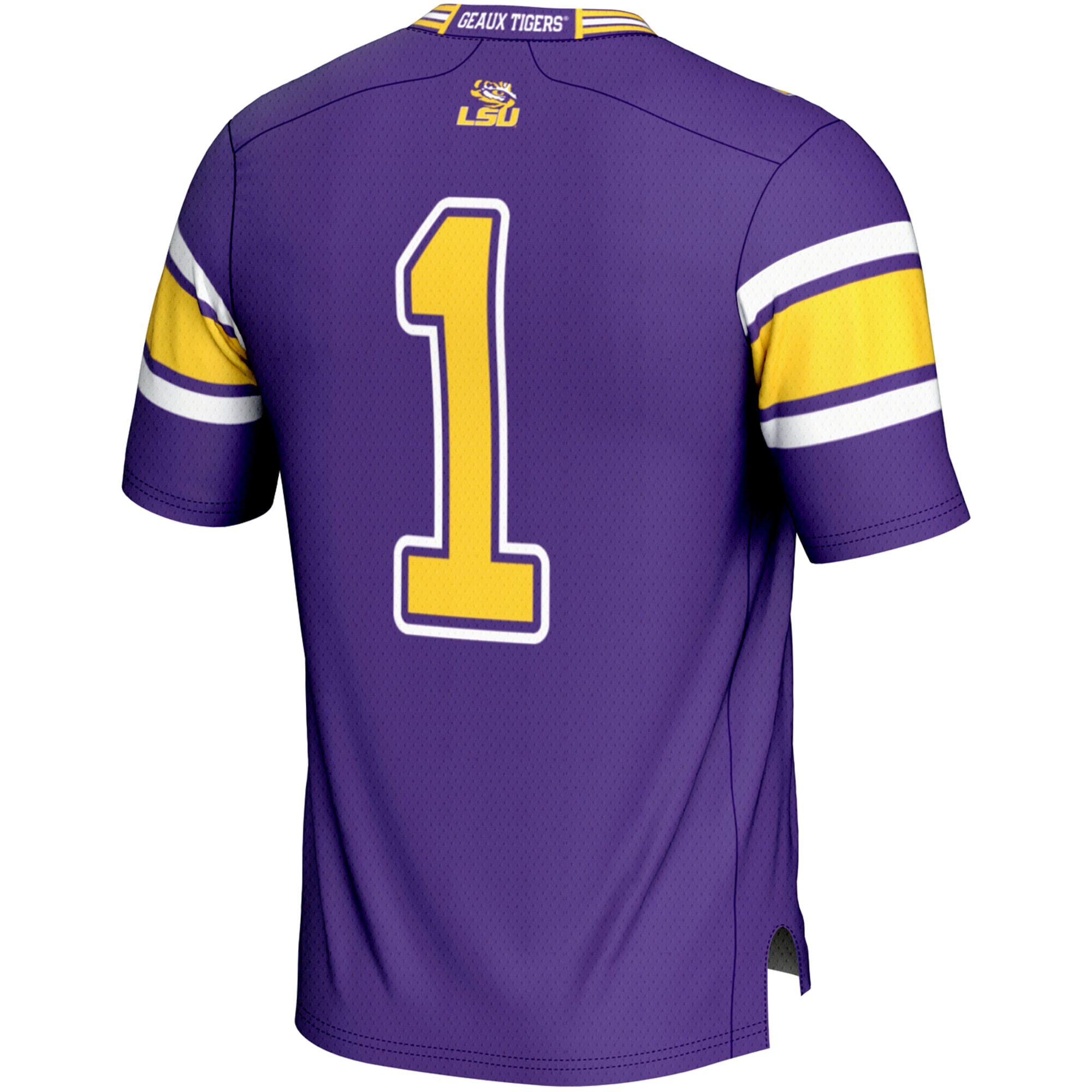 #1 LSU Tigers GameDay Greats Endzone Football Jersey - Purple