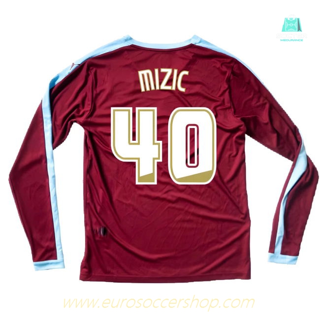 Burnley 2015-16 Long Sleeve Home Shirt ((Excellent) S) (Mizic 40)