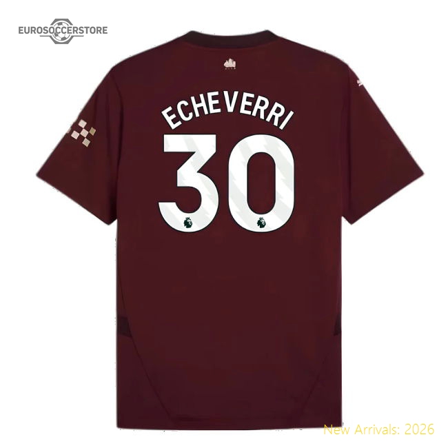 Professional 2024-2025 Man City Third Shirt Echeverri Classic 30
