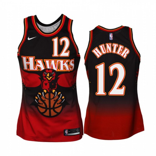 Nike Atlanta Hawks #12 DeAndre Hunter 1995-1999 Hardwood Classic Mens NBA Jersey Mens
