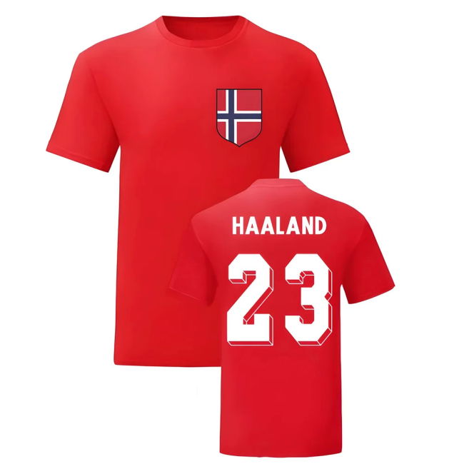 Licensed 2025-2026 Norway European Football Home Strip