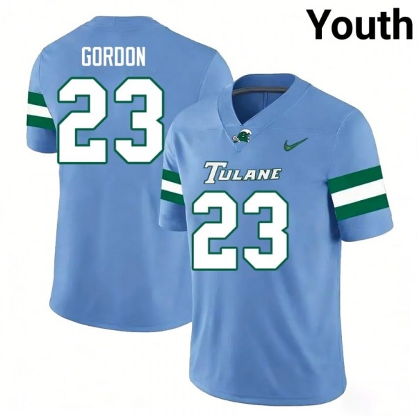 Youth Elite Program #23 Javin Gordon Youth Blue Authentic Jersey