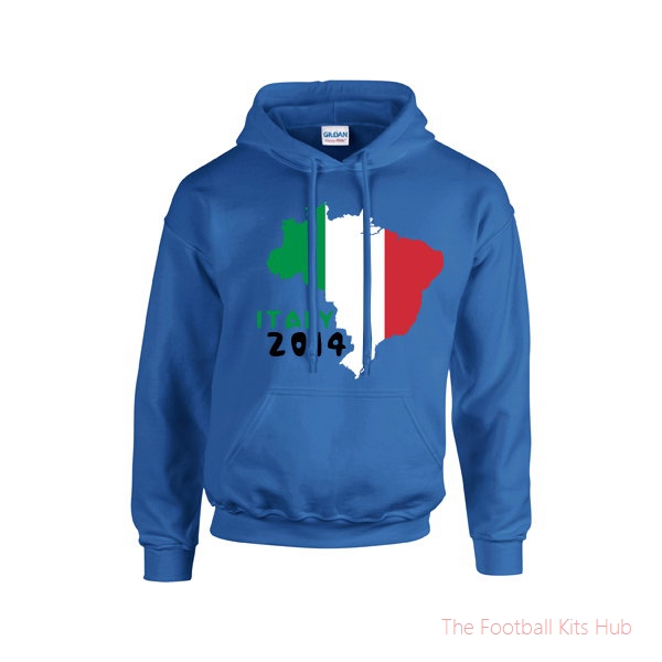 Italy 2014 Country Flag Hoody (blue) - Kids