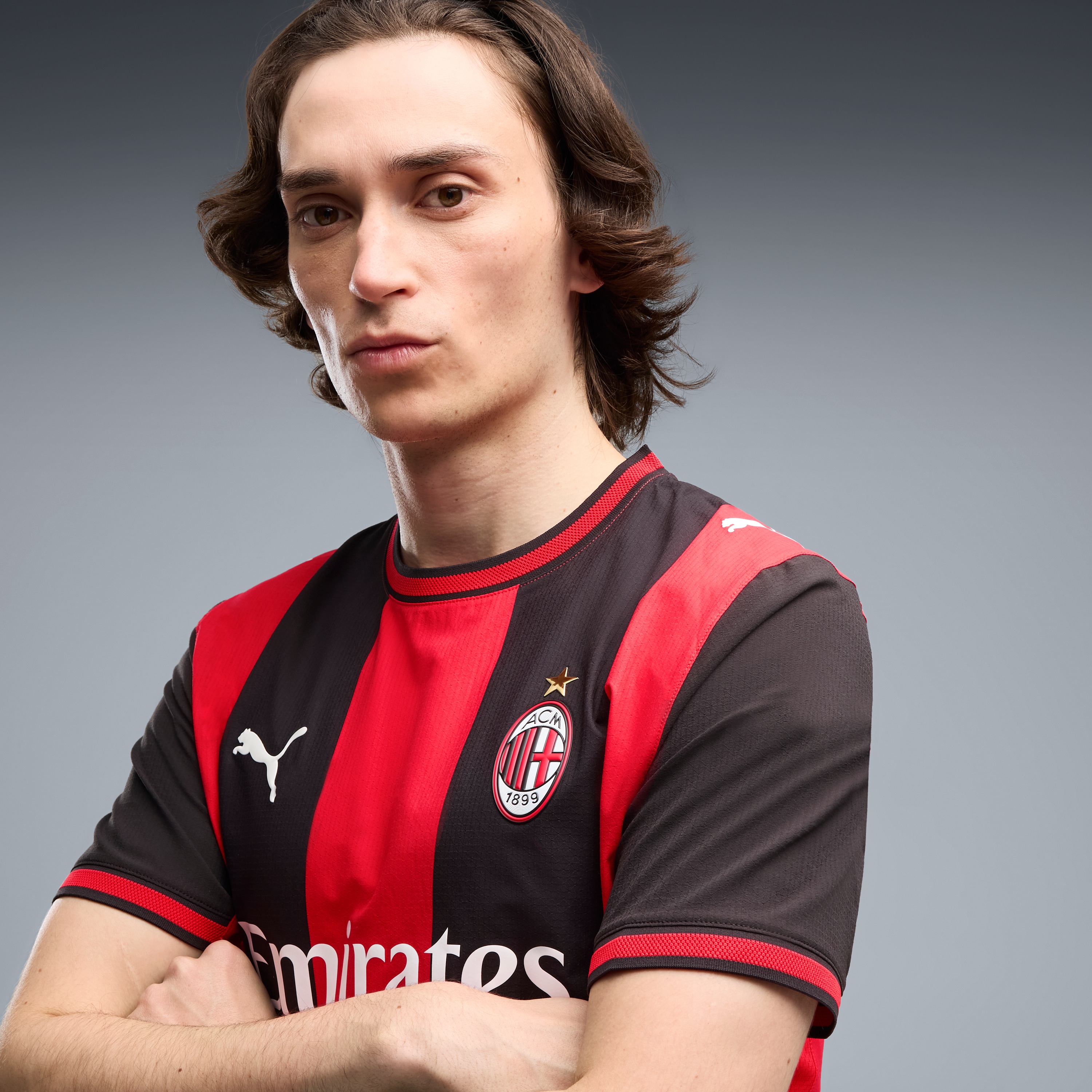 [SJH] AC Milan 2026/27 Home On-Field Authentic Jersey - Black/Red