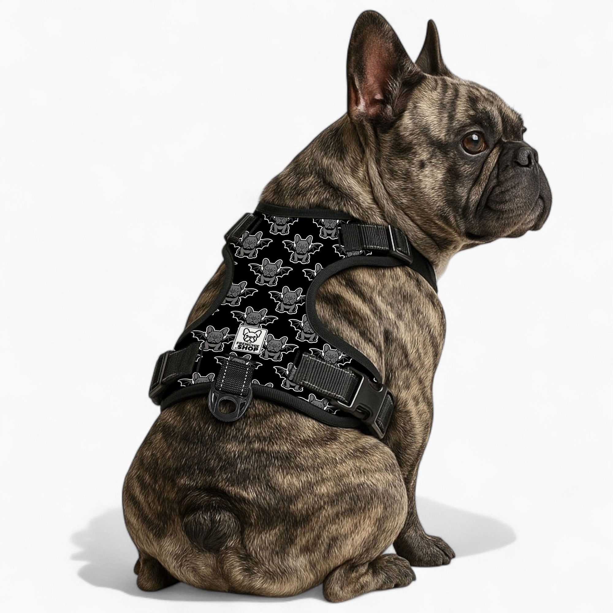 Soft Dahlia - No-pull French Bulldog Dog Harness for Indoor Use