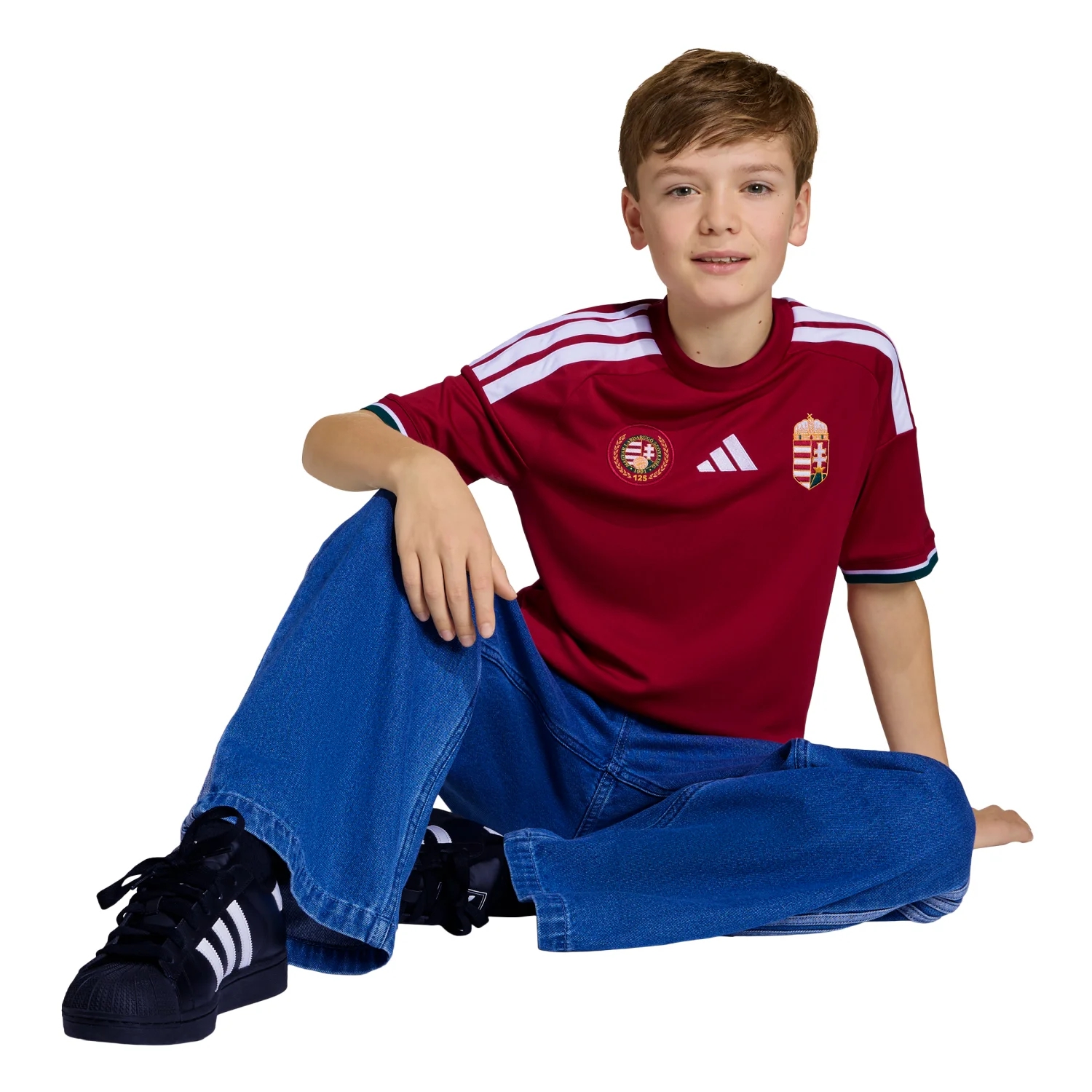 adidas Hungary 2026 Home Jersey Youth - 125th Anniversary Edition