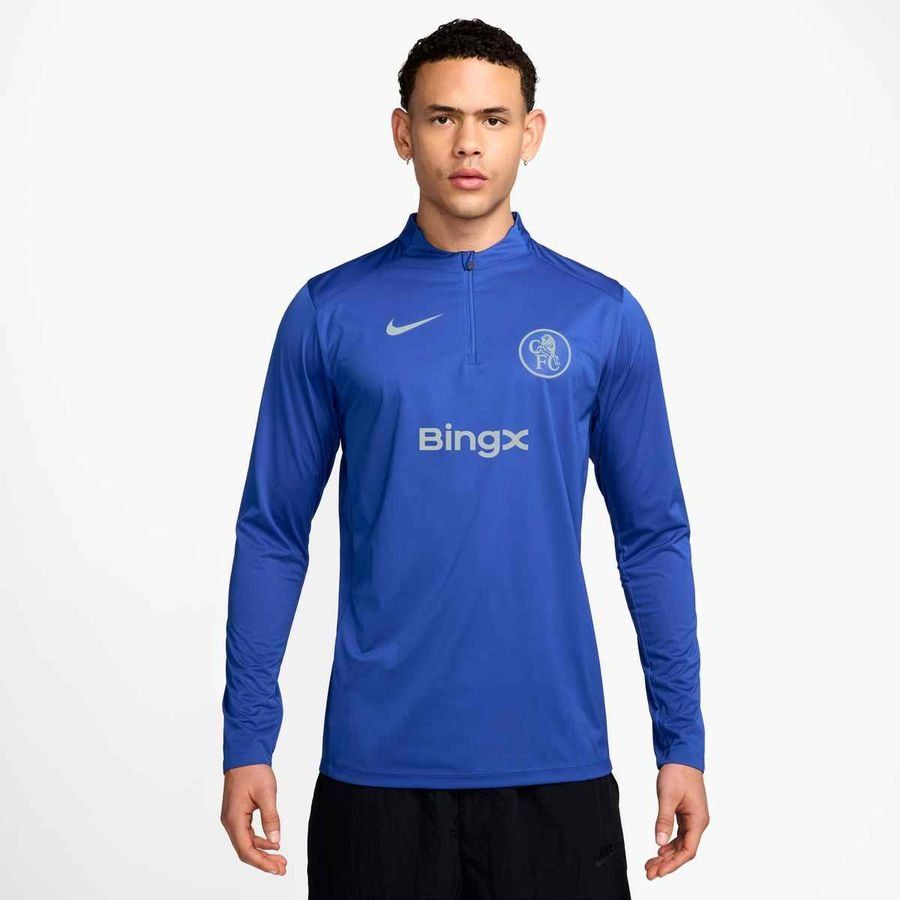 Chelsea Training Shirt SF Strike Drill 3rd - Game Royal/Field Silver