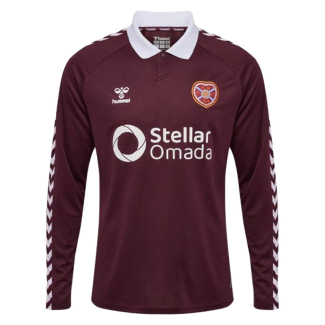 2026-2027 Hearts Long Sleeve Home Shirt (Your Name)