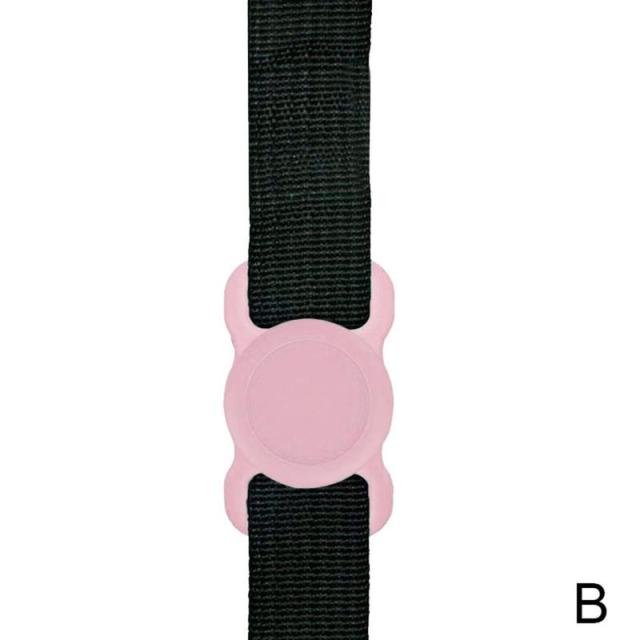 French Bulldog Silicone Protective Case Apple Airtag Frenchie Collar