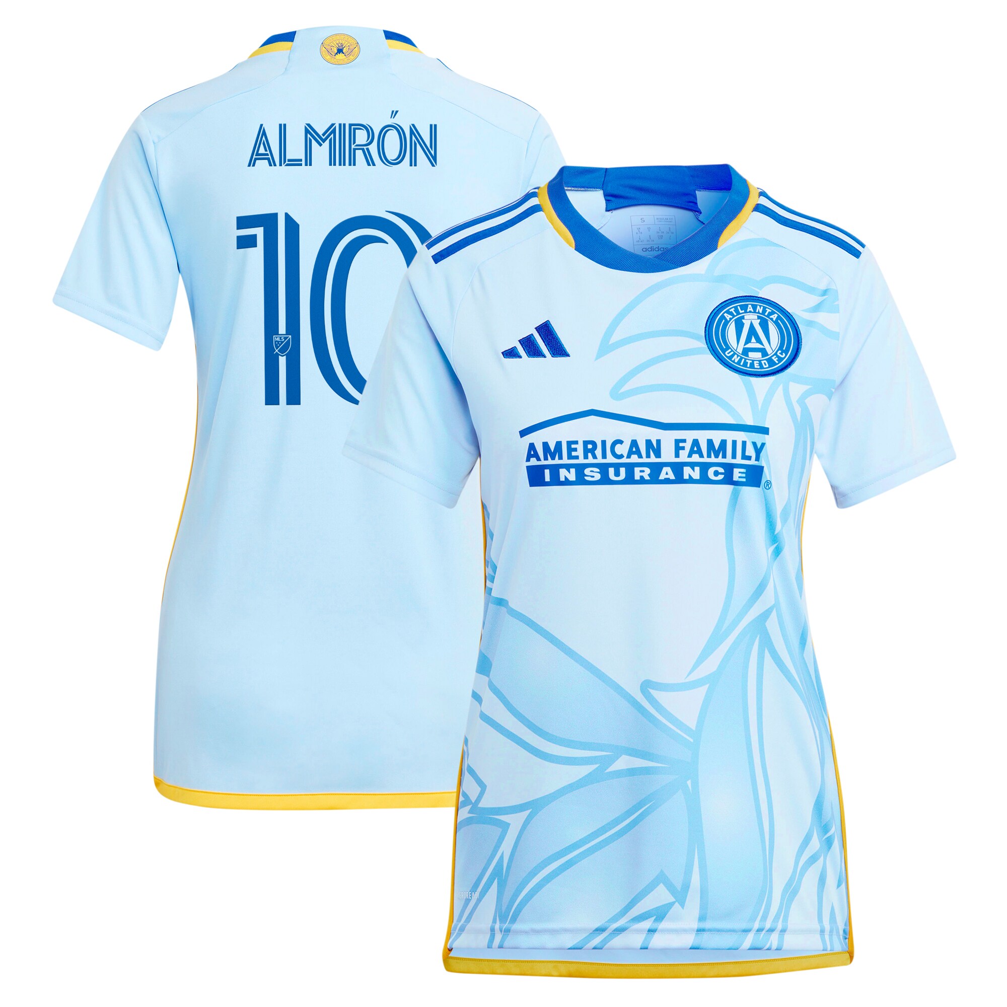 [LK] Miguel Almiron Atlanta United FC Women's 2024 The Resurgens Kit Replica Player Jersey - Light Blue