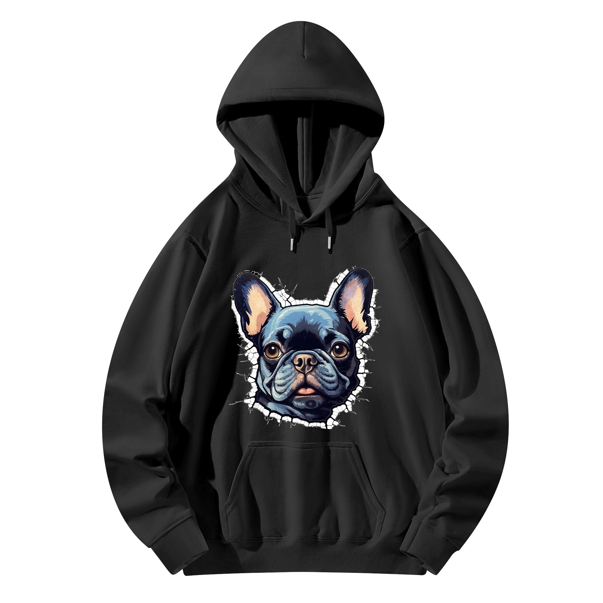 Everyday Frenchie Passion - Unisex Cotton Hoodie for Dog Owners Durable