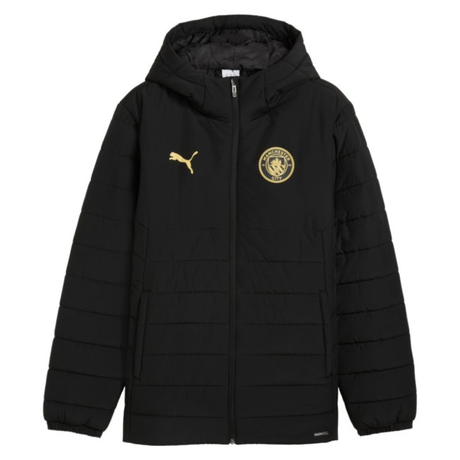 [DDJ] 2026-2027 Man City Training Hooded Padded Jacket (Black)