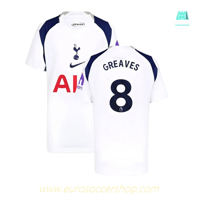 2025-2026 Tottenham Hotspur Home Shirt (Kids) (Greaves 8)