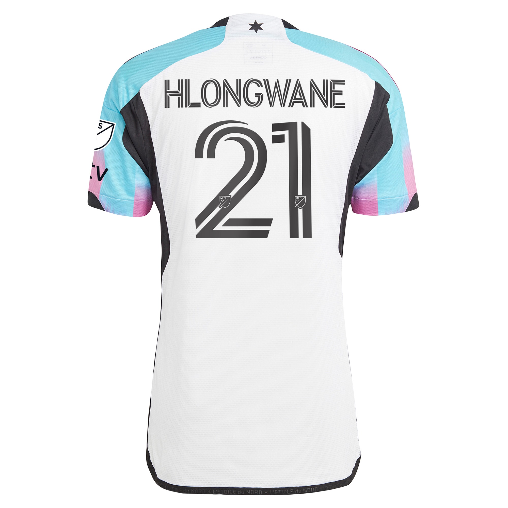 [SJH] Bongokuhle Hlongwane Minnesota United FC 2023 The Northern Lights Kit Authentic Jersey - White
