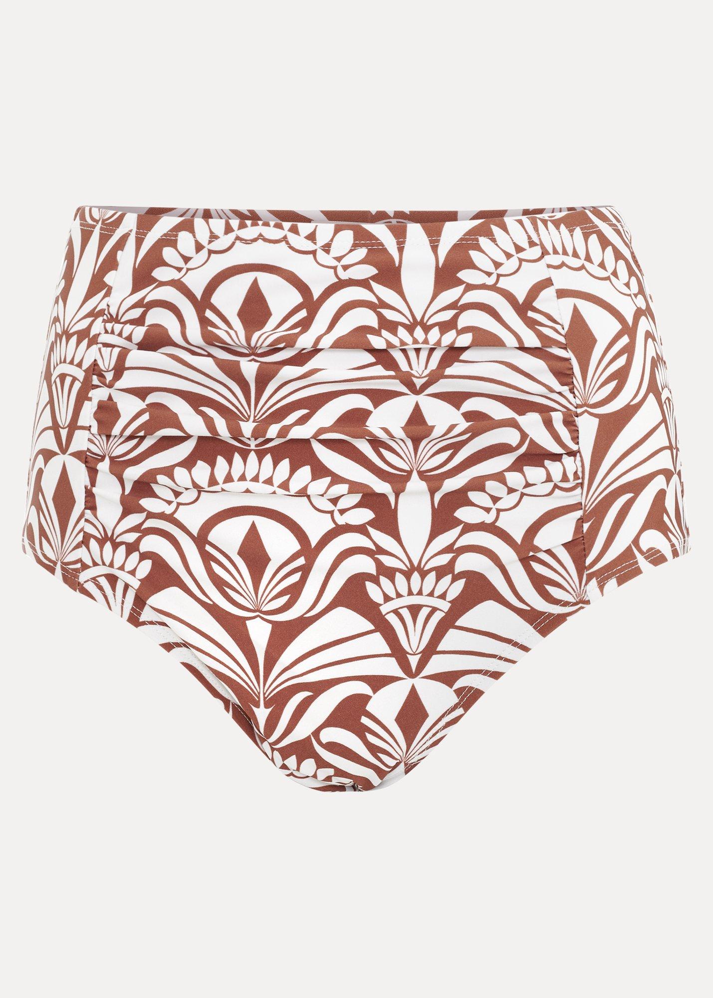 Tile Print Bikini Bottom