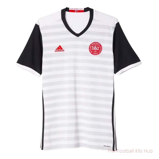 Men 2015-2016 Denmark Away Shirt UEFA Euro