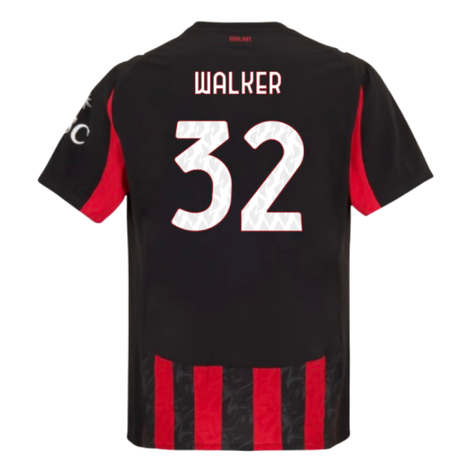 Acm Ac Milan Authentic Home Shirt Walker #32 Premium Quality Repli...