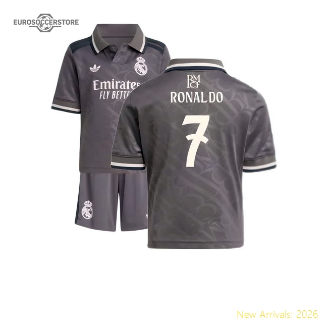 Exceptional 2024-2025 Real Madrid Third Mini Kit (ronaldo 7)
