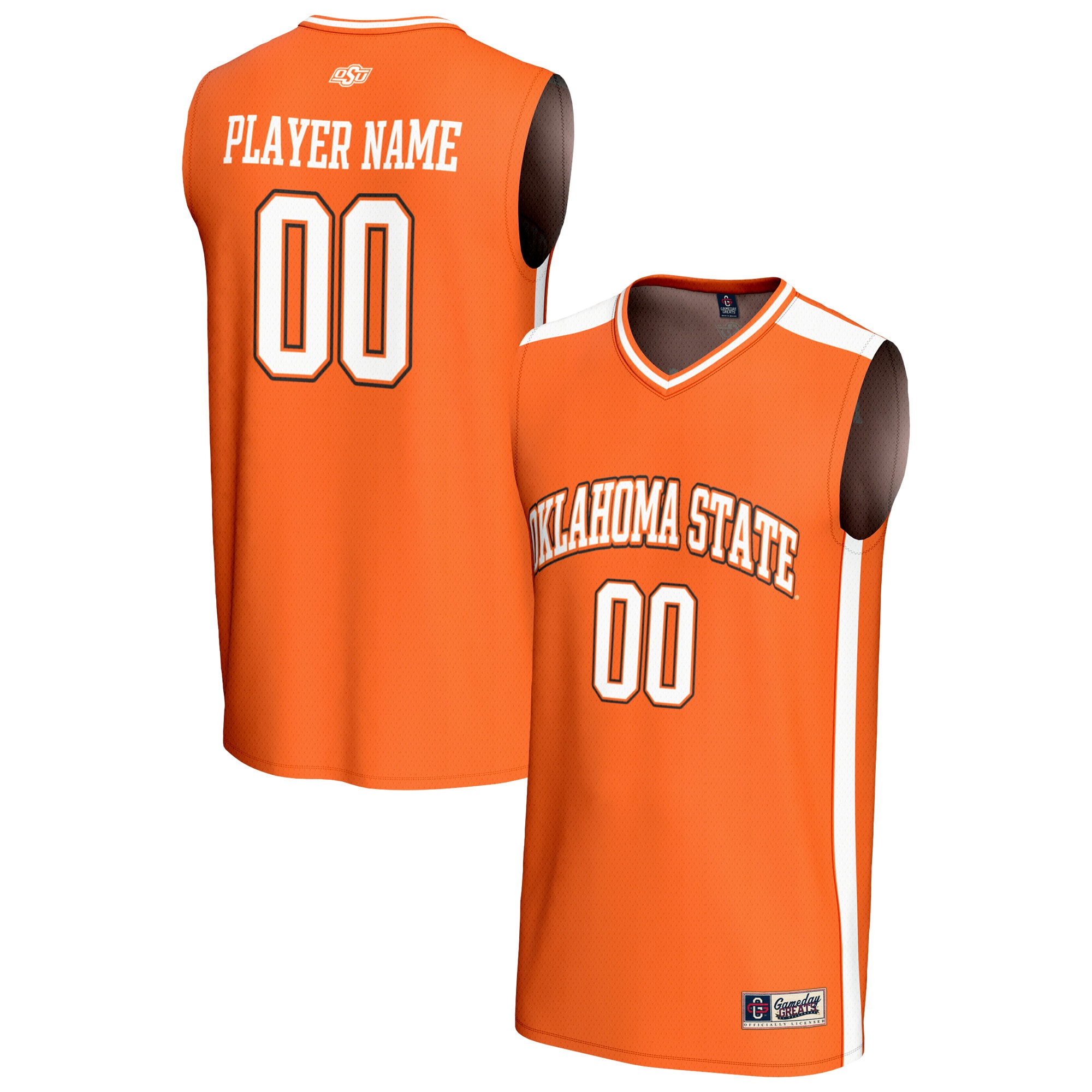 [NJP] Oklahoma State Cowboys GameDay Greats Unisex NIL Pick-A-Player Lightweight Women's Basketball Fashion Jersey - Orange