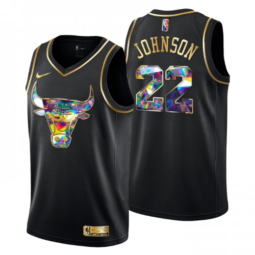Black DEN Chicago Bulls #22 Modern Jersey Game Day Wear Quality