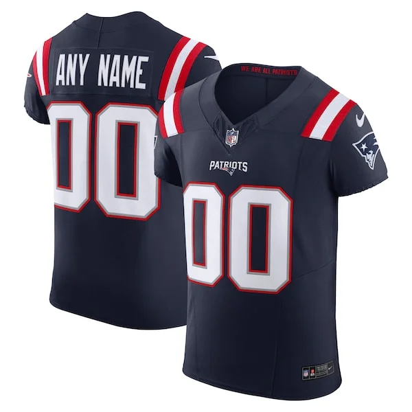 New England Patriots Elite NFL Jersey - Navy | Premium Football App...