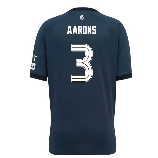 Pro Series Rangers Fc Kids Aarons #3 Updated Design Licensed Offici...