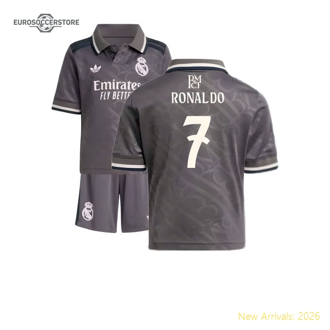 Real Madrid 2024-25 Third Fan Version For Adults (Ronaldo Soccer Jersey