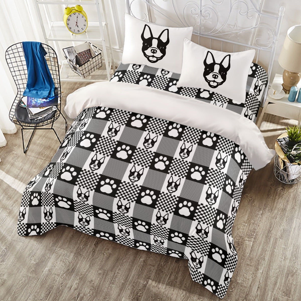 Duvet Cover Set For Boston Terrier Lovers Pet Gear | Vet-recommended