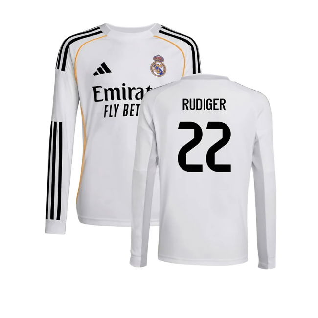 Supporter Grade Real Madrid Home Supporter Kit (Kids) (Rudiger 22)
