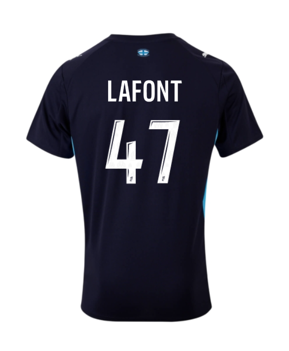 LAFONT 47 Marseille Away Jersey for the 25-26 Season