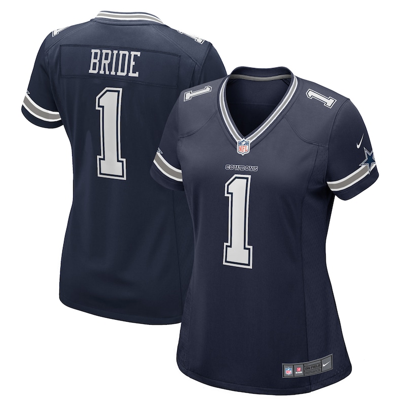 None Number 1 Bride DAL Cowboys Elite Game Jersey Game Day Wear