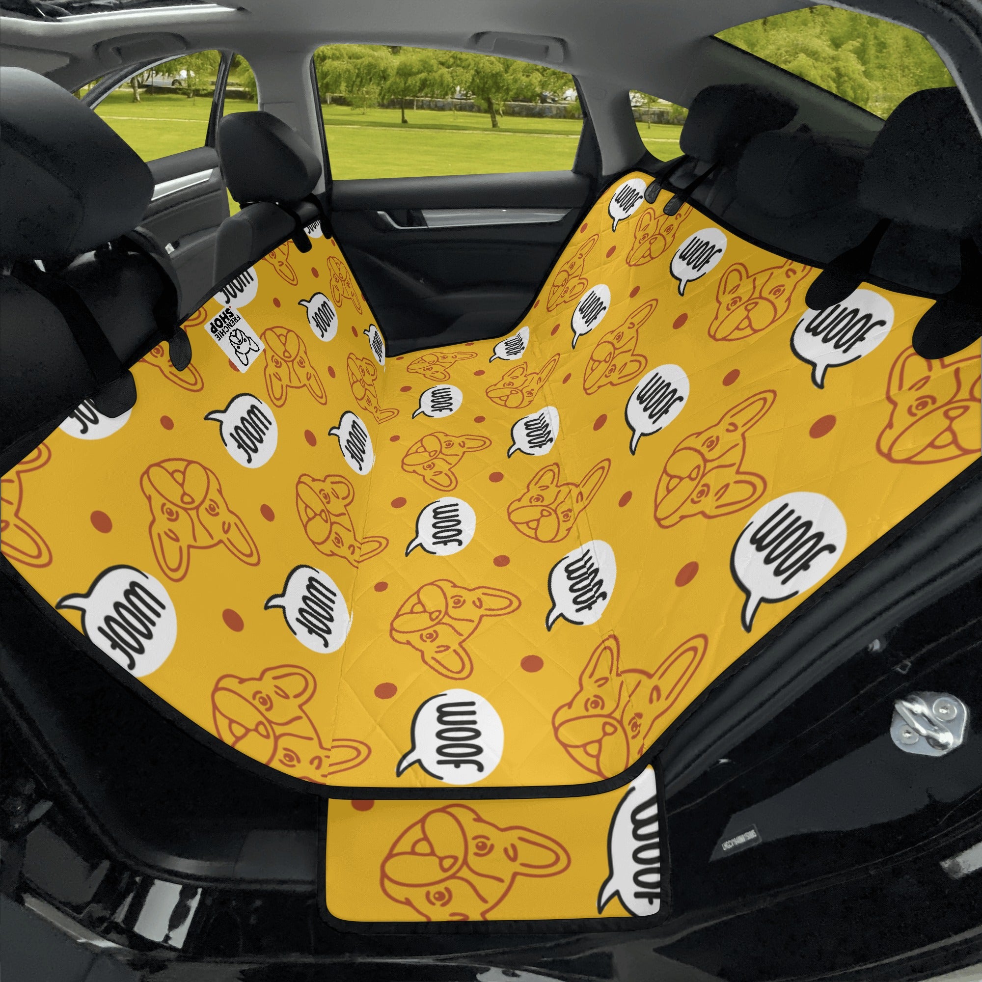 Dynamite - Premium Car Pet Seat Covers For French Bulldog Indoor Use