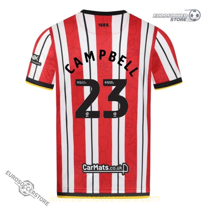 Sheffield United 24-25 Home Jersey CAMPBELL #23