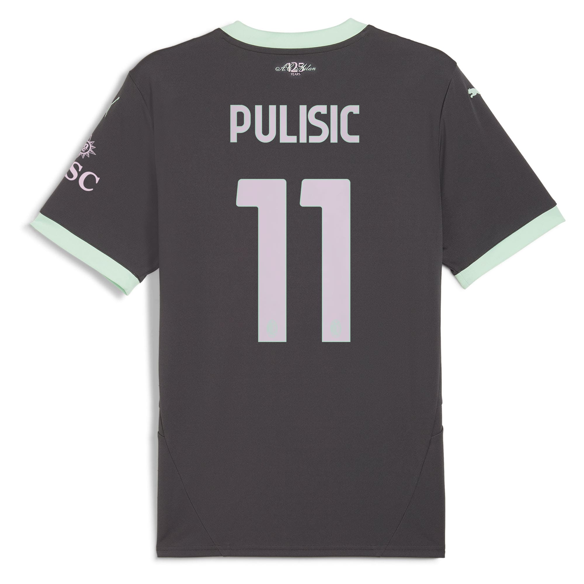 [JED] Christian Pulisic AC Milan 2024/25 Third Replica Player Jersey - Charcoal