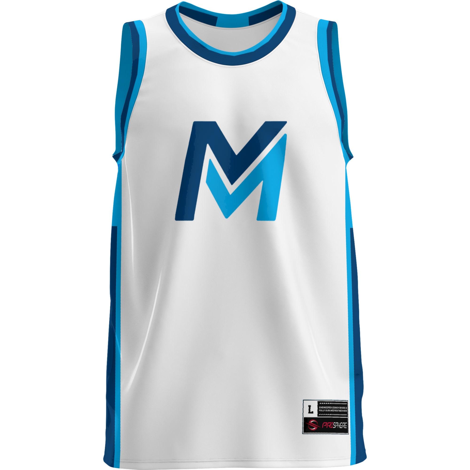 [DDG] Mid Michigan College GameDay Greats Youth Lightweight Basketball Jersey - White