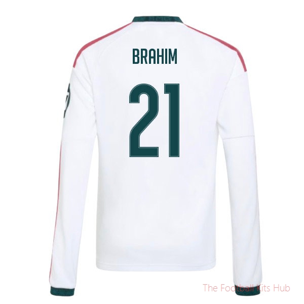 Real Madrid 2026-2027 Long Sleeve Home Shirt (Kids) (Brahim 21)