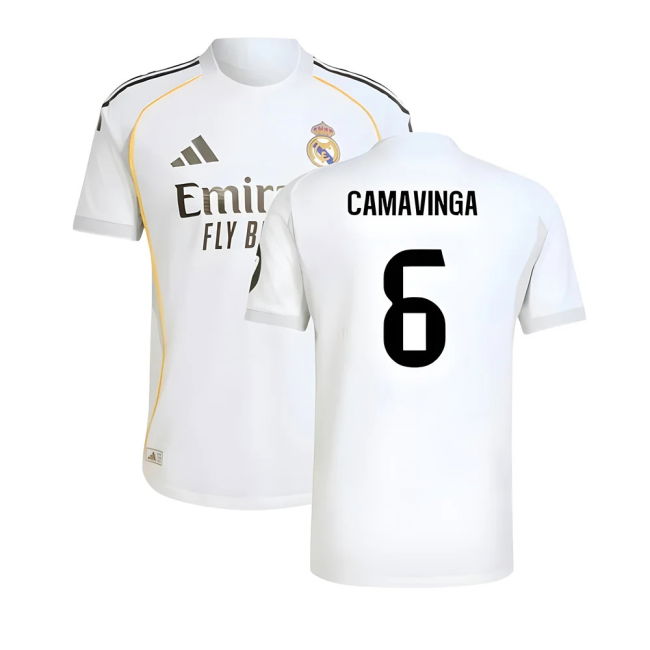Official Real Madrid (rm) 2025-2026 Home Jersey - Fan Gear