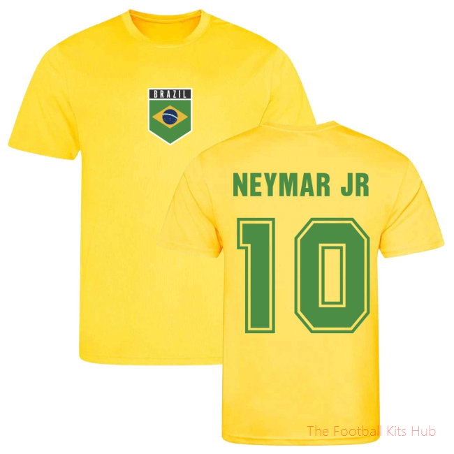 Neymar Jr Brazil Training Jersey (Yellow)