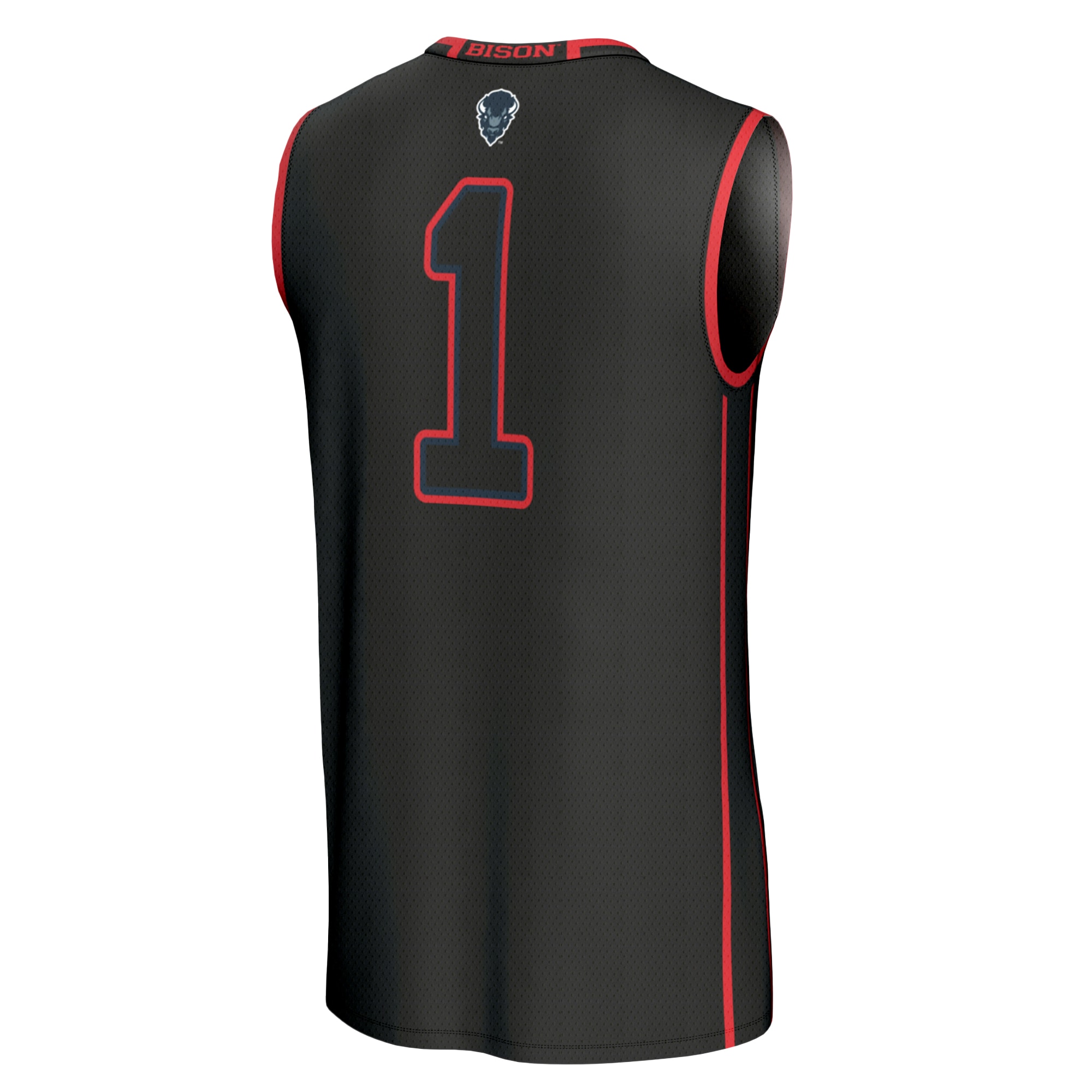 [NJP] Howard Bison GameDay Greats Youth Lightweight Collegiate Basketball Fashion Jersey - Black