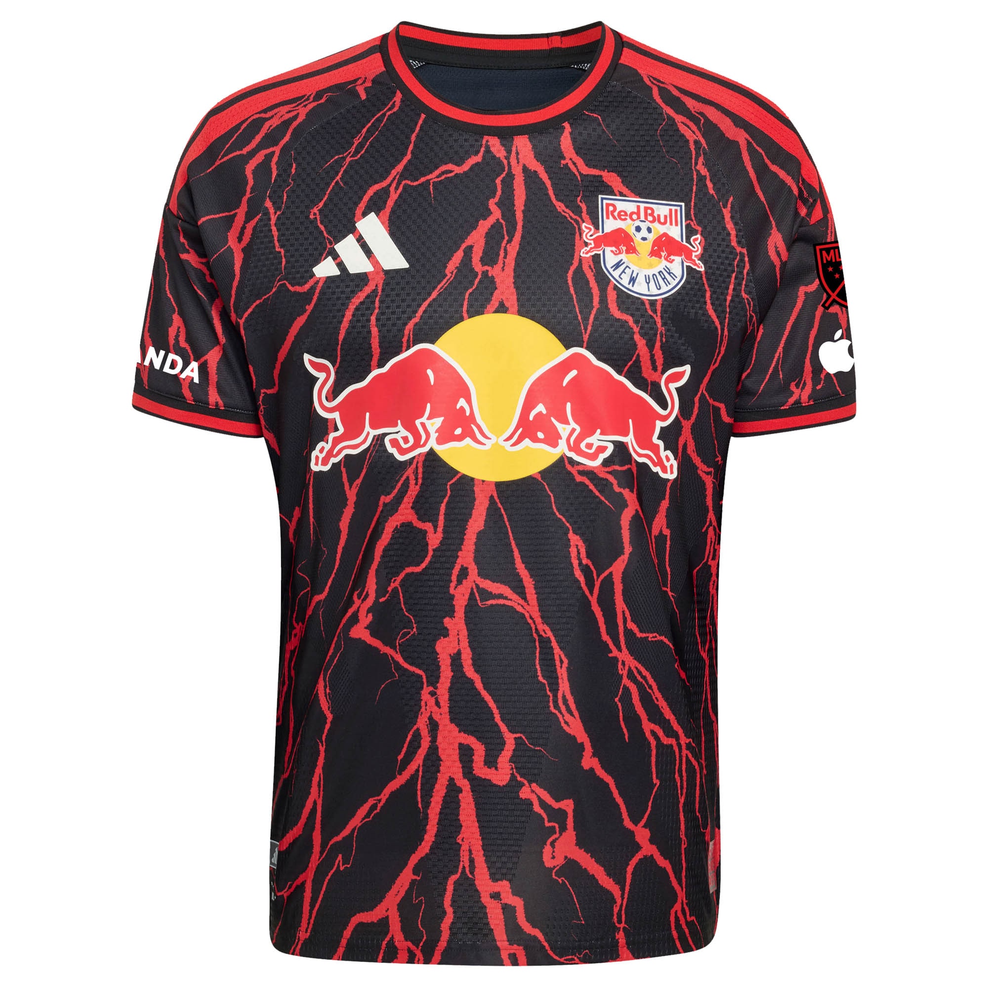 [SJH] New York Red Bulls 2026 The Rooted Kit On-Field Authentic Patch Jersey - Black