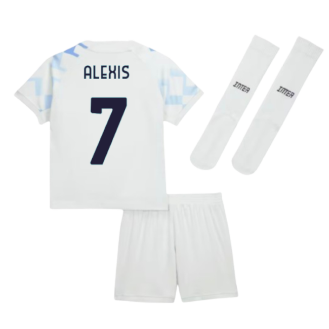 Top-Quality 2025-2026 Inter Milan Away Mini Kit (Alexis 7)