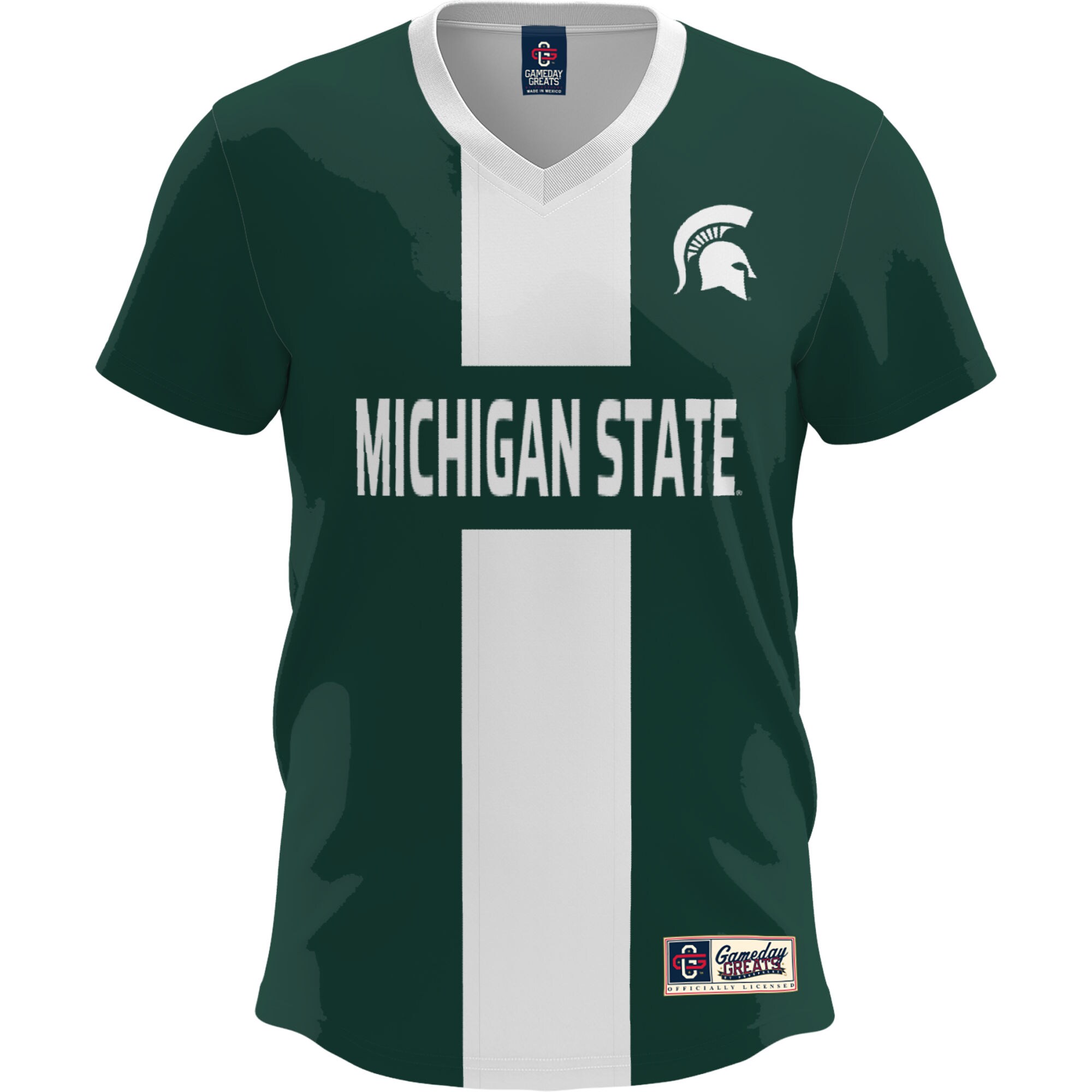 [SJH] Michigan State Spartans GameDay Greats Lightweight Soccer Fashion Jersey - Green