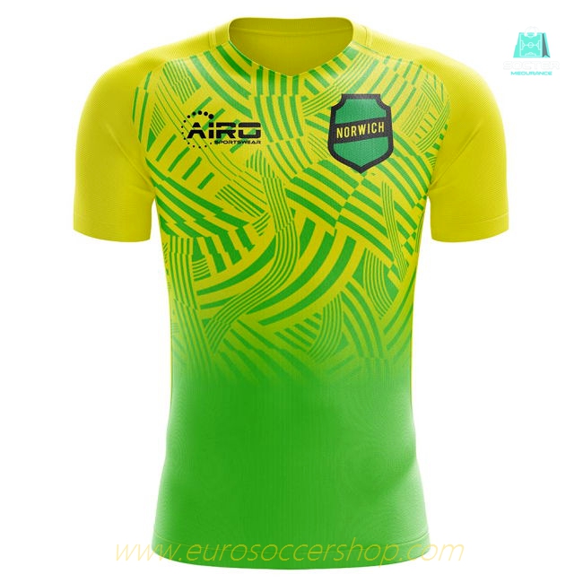 2025-2026 Norwich Home Concept Football Shirt (Your Name)