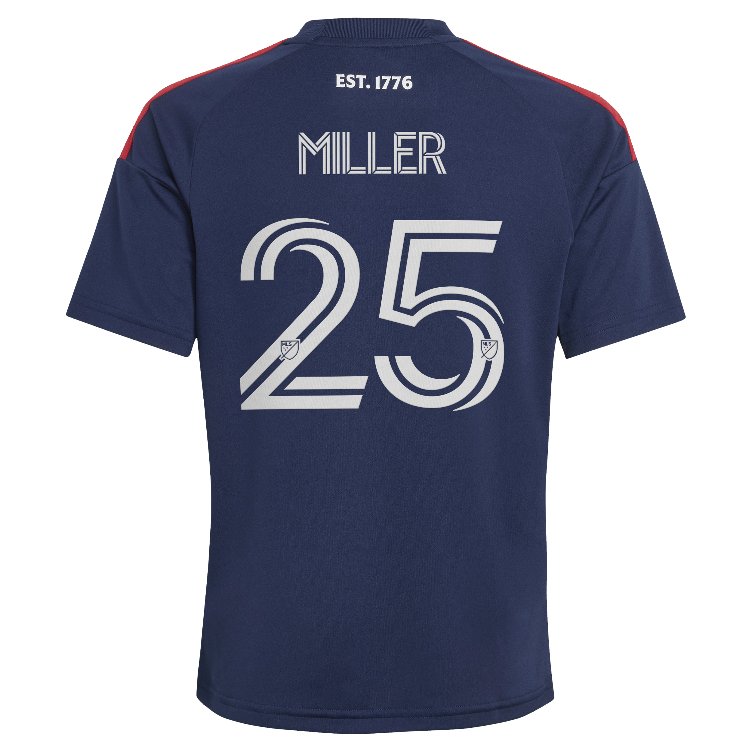 [LK] Peyton Miller New England Revolution Youth 2026 Independence Day Replica Jersey - Blue
